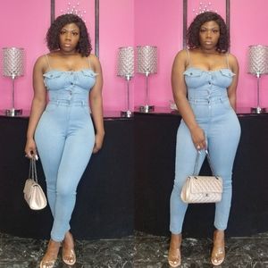 Denim jumpsuit